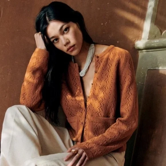 Sézane Jack Cardigan Camel - Picture 2 of 6